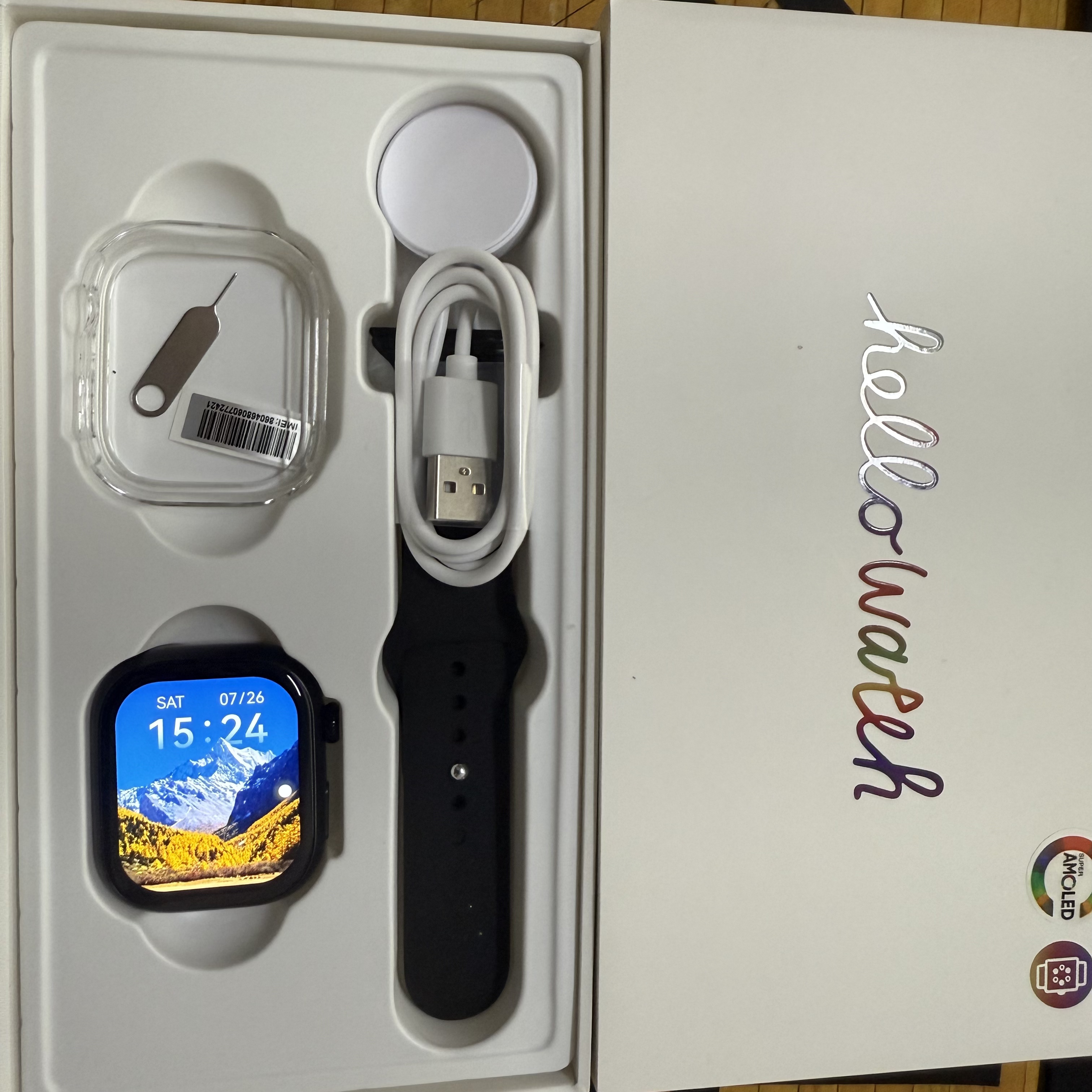 New VP69 2.39inch Amoled Andro – Smartwatch Id recenzja i cena