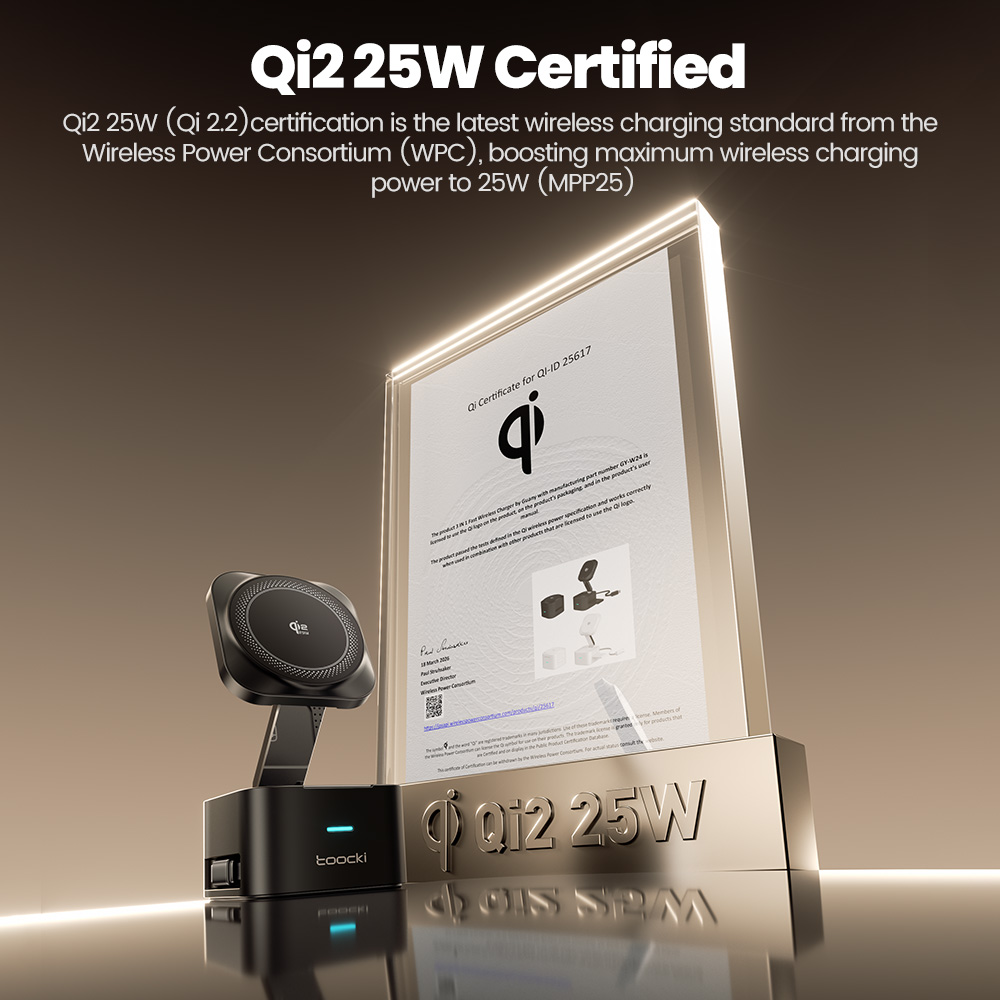 Toocki QI2.2 25W Wireless Char – Smartwatch Ac recenzja i cena