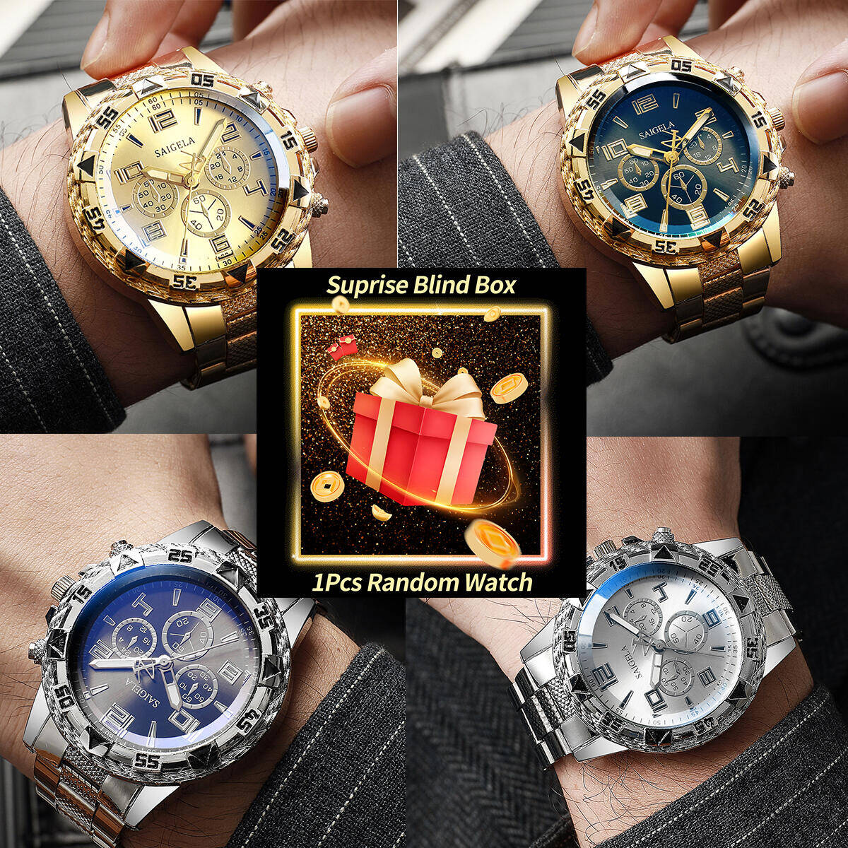 1PC Surprise Mystery Watch Bli – Accessories With Watch recenzja i cena