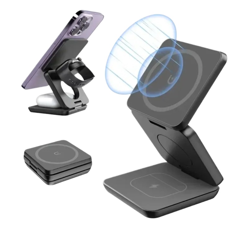 3 in 1 Foldable Magnetic Wirel – Smartwatch Ac recenzja i cena