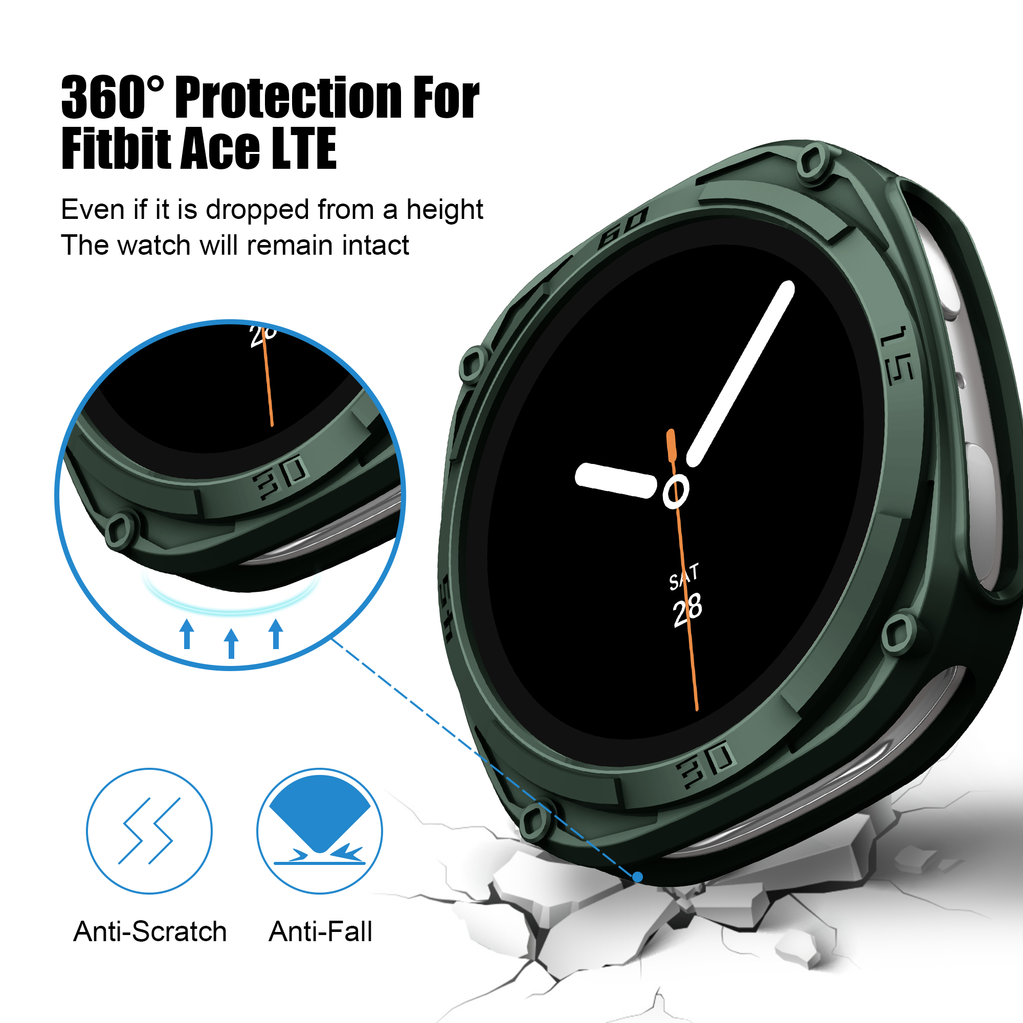 Rugged Bezel Case for Samsung  – Samsung Smartwatch Accessories recenzja i cena