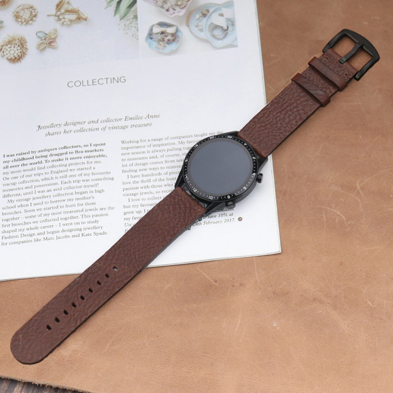 Italian Calfskinl 22mm Watch S – Smartwatch Accessories Shop recenzja i cena
