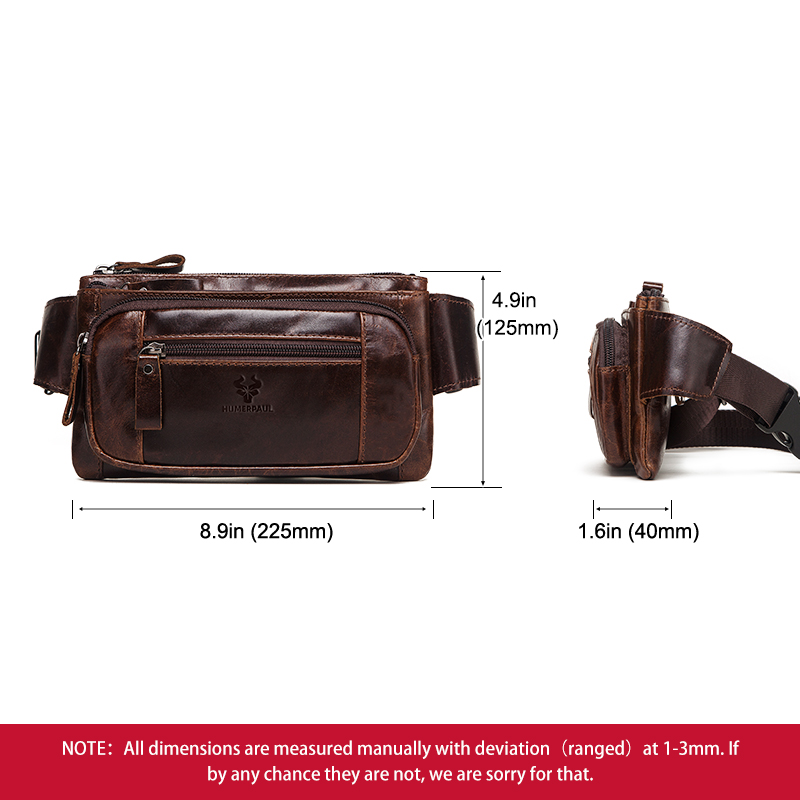 HUMERPAUL Men's Waist Fanny Pa – Leather Classic Strap recenzja i cena