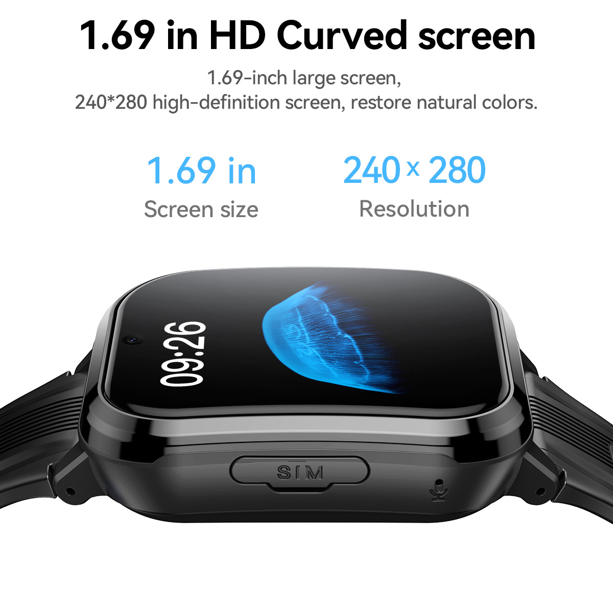 HOCO Y108 1.69inch HD LCD Curv – Smartwatch Id recenzja i cena
