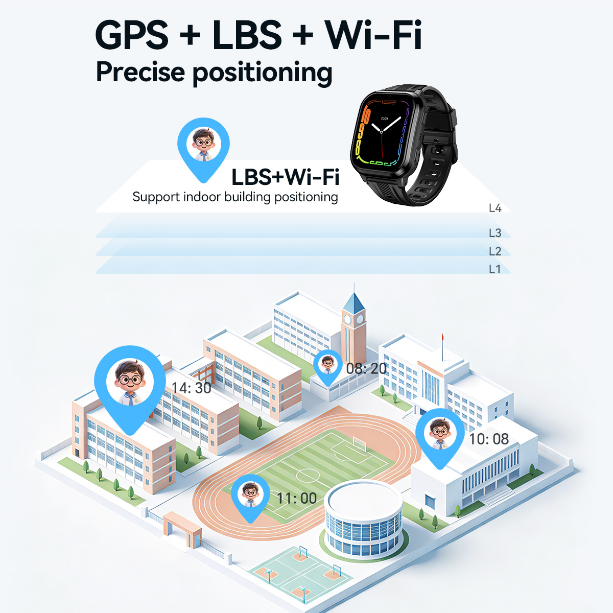 HOCO Y108 1.69inch HD LCD Curv – Smartwatch Id recenzja i cena