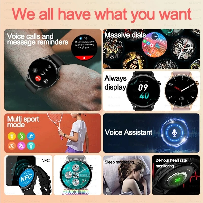 2026New Smart Watch Women Cust – Smartwatch Faces recenzja i cena