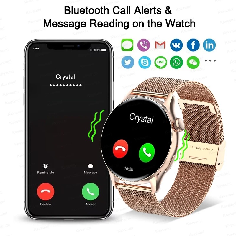 2026New Smart Watch Women Cust – Smartwatch Faces recenzja i cena