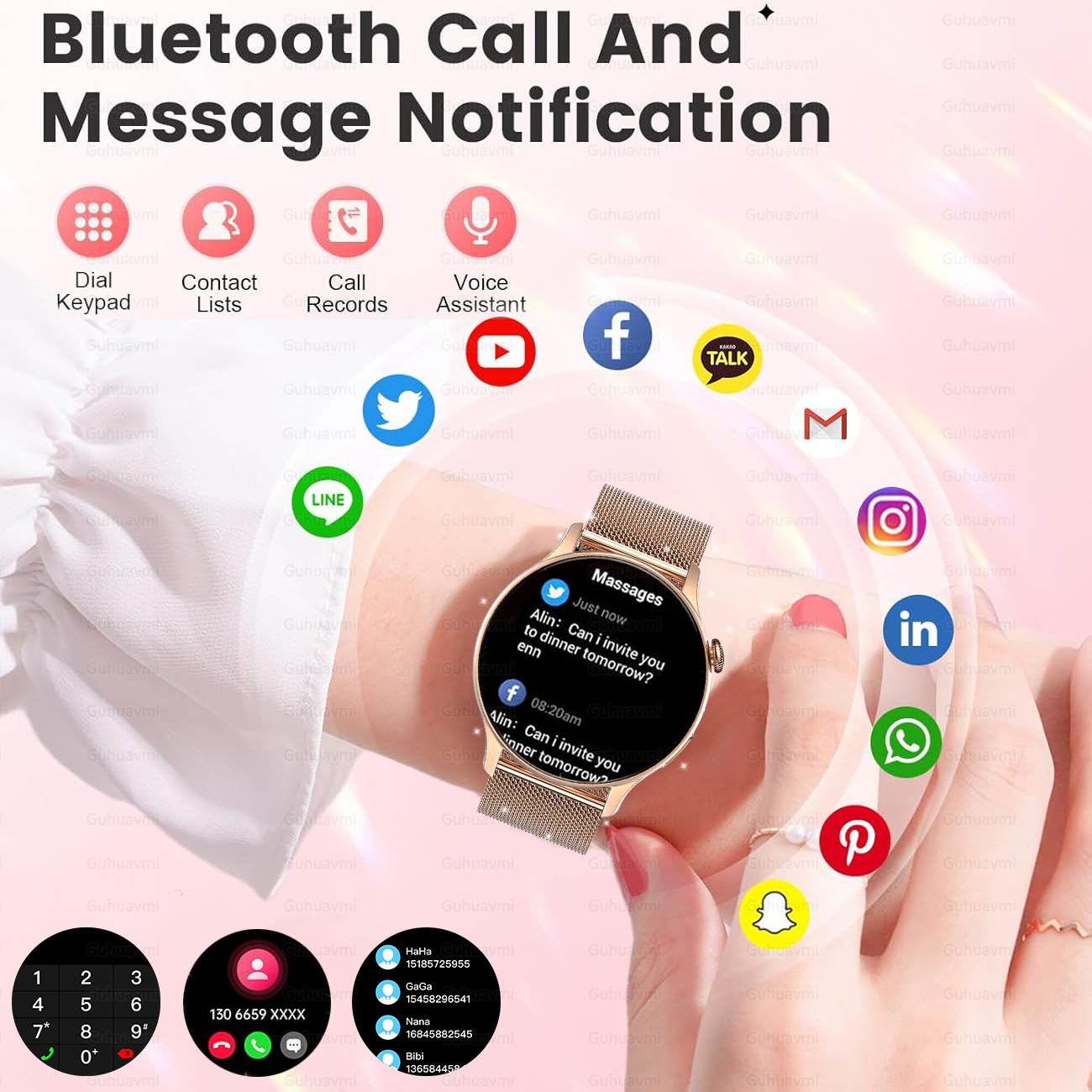 2026New Smart Watch Women Cust – Smartwatch Faces recenzja i cena