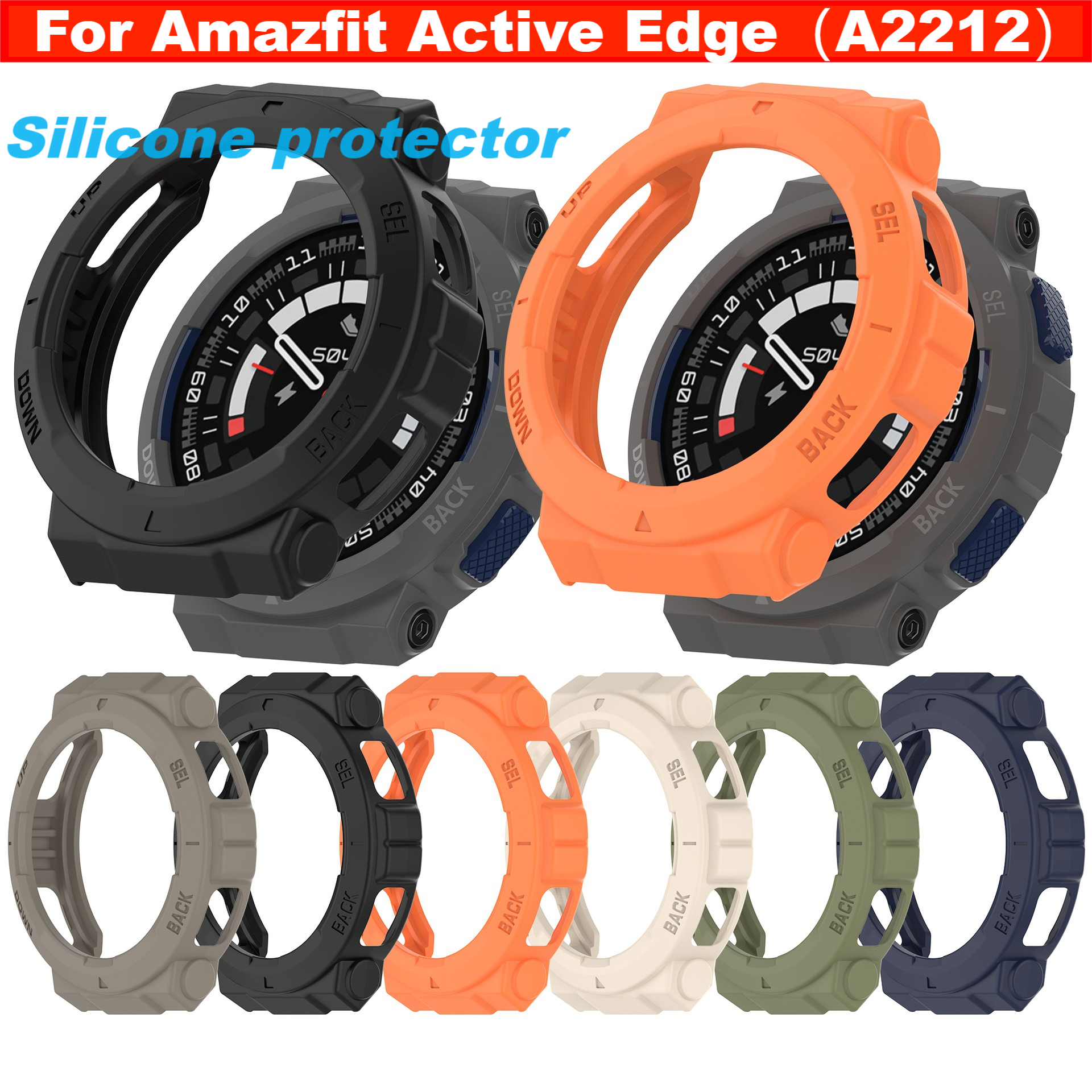 Silicone case For Amazfit Acti – Amazfit Smartwatch Accessories recenzja i cena