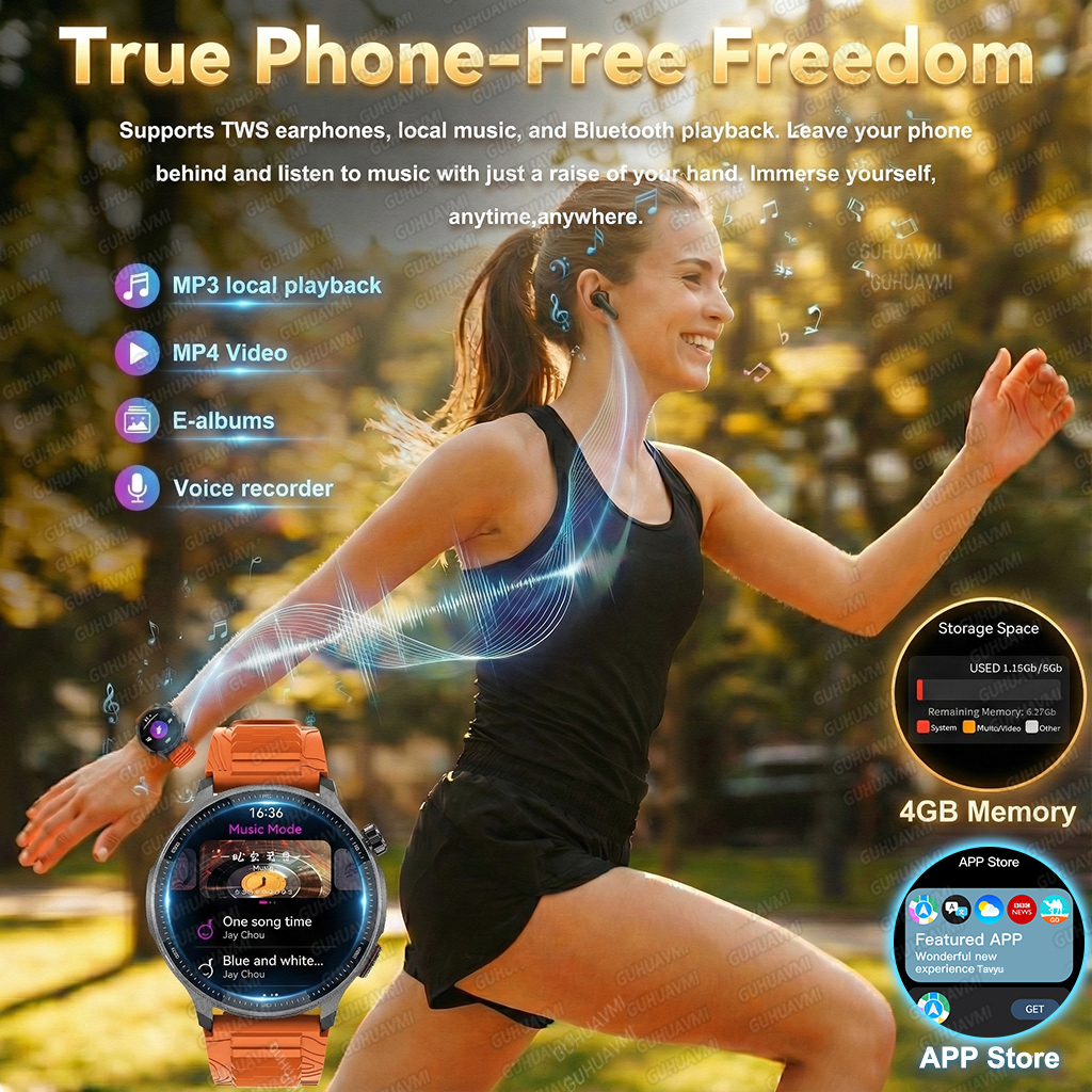 New 4GB Storage Smart Watch GP – Smartwatch Nexus recenzja i cena